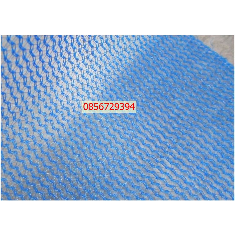 Lưới chắn bụi công trình xây dựng màu xanh dương rộng 2m (bán theo mét vuông)