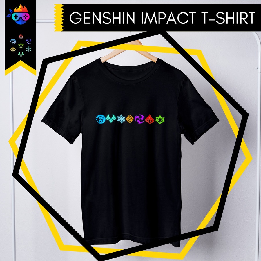 HOT🔥 Áo Phông Game Genshin Impact mẫu mới cực chât