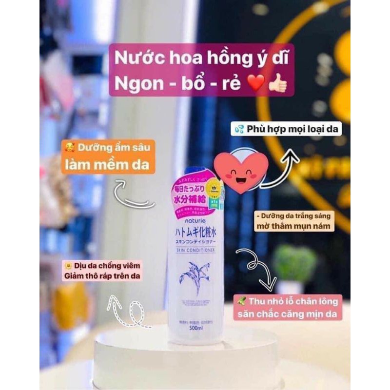 Nước cân bằng da Naturie Hatomugi Skin Conditioner 500ml