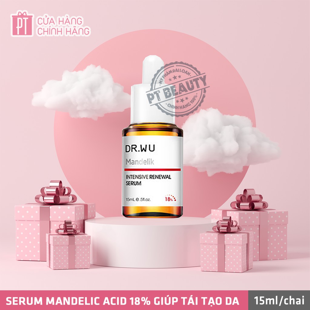 Serum MA 18% tái tạo da Dr.wu Đài Loan 15ml