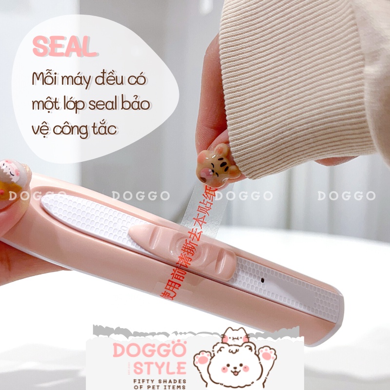 Tông Đơ Cạo Bàn Chân, Khoé Mắt Và Tai Có Đèn Led Cho Thú Cưng Cổng Sạc Usb