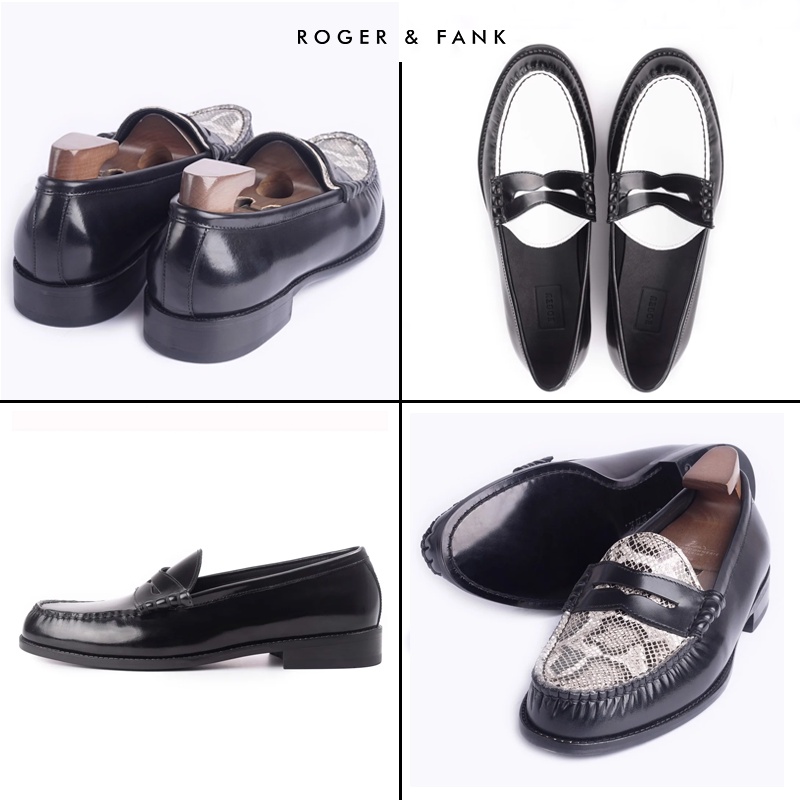 Giày da cao cấp penny loafer ROGER X FANK