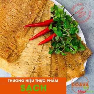 Khô Mực Cán Tẩm Gia Vị Cay 200g - Mực Khô Cán Tẩm Gia Vị Chuẩn Chất Lượng An Toàn Vệ Sinh - DAV015
