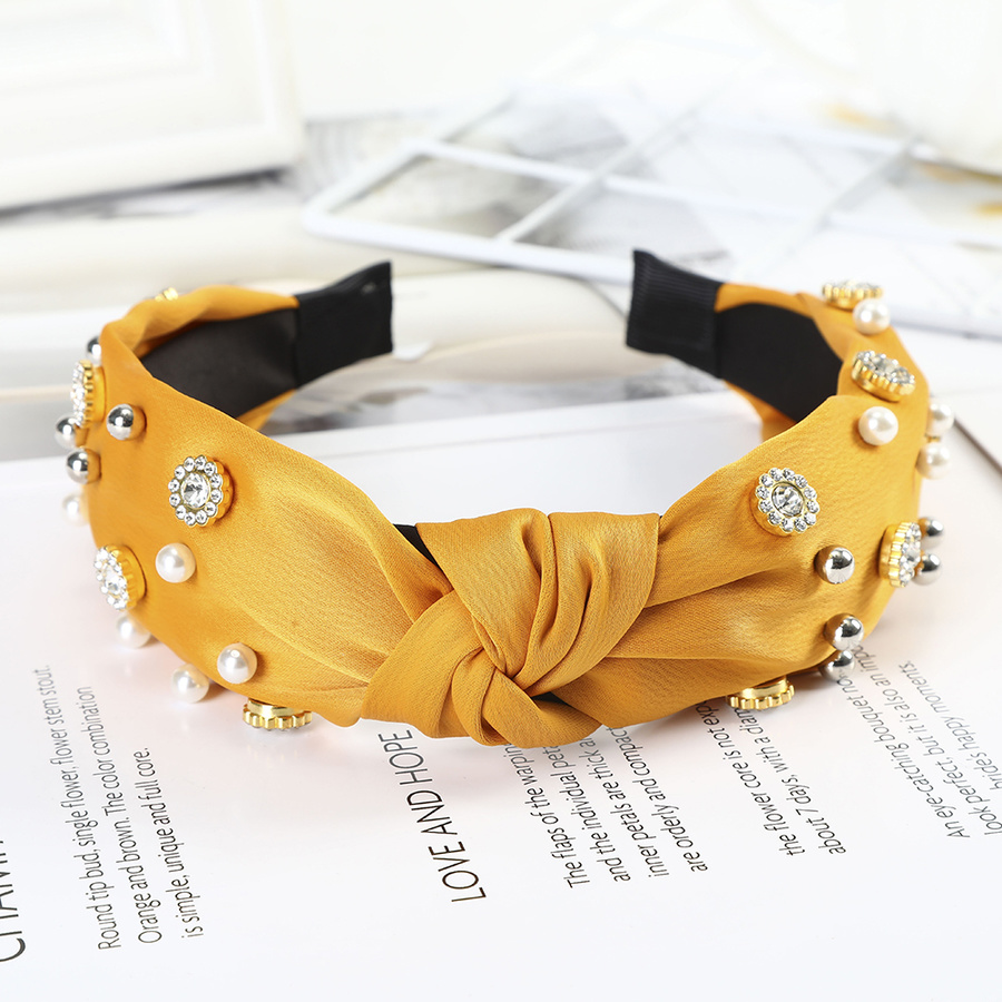 Băng Đô Hợp Kim Đính Đá / Ngọc Trai Giả Xinh Xắn Cho Nữ