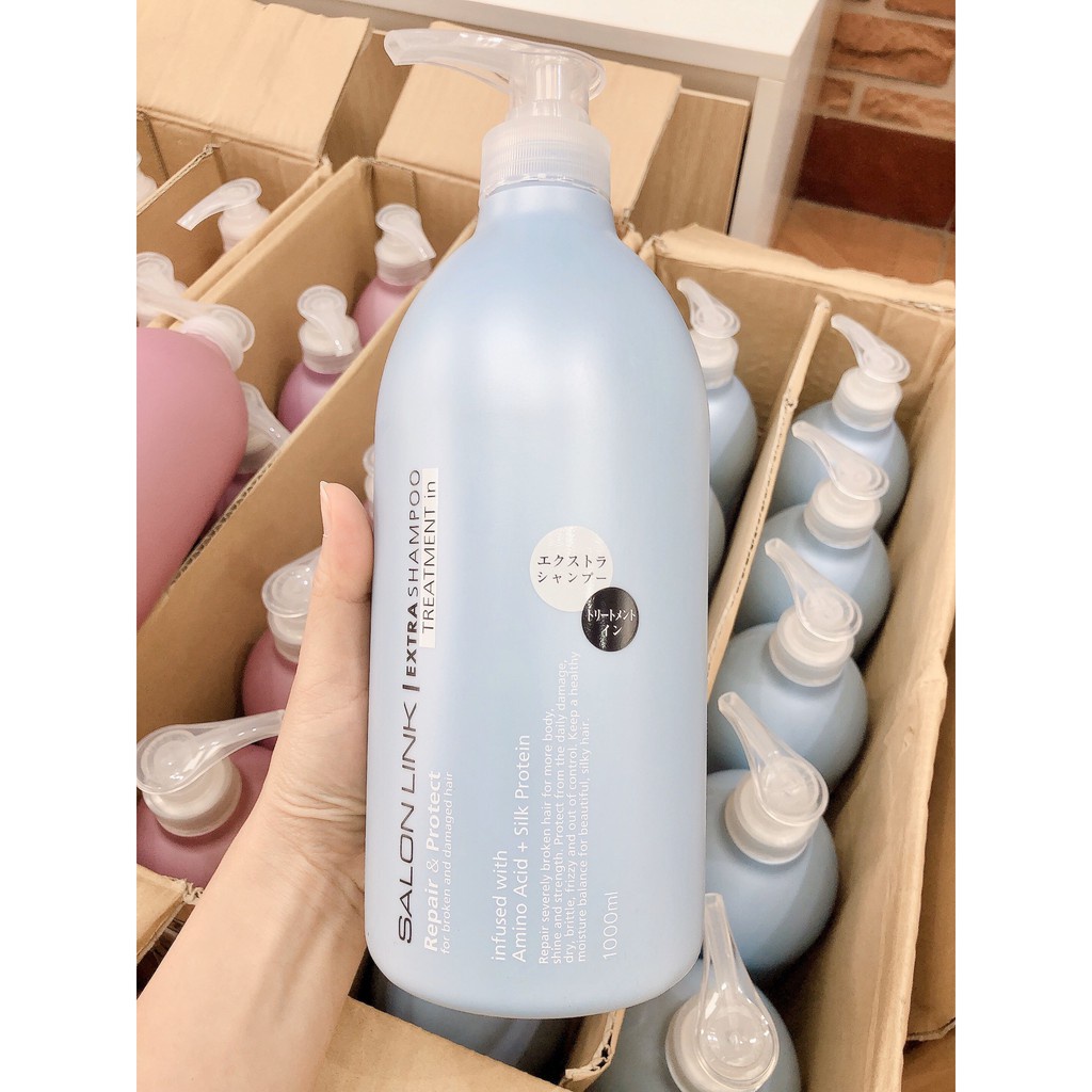 [Hỏa Tốc HN] Dầu gội xả Salon Link Extra 1000ML dầu gội cho tóc nhuộm nội địa Nhật Bản