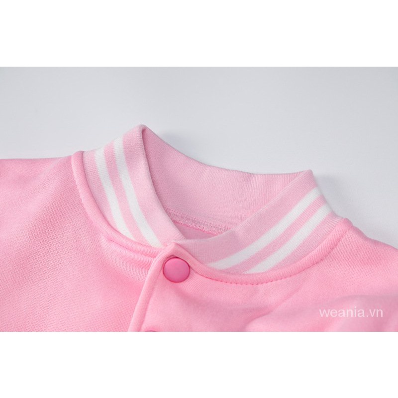 Áo khoác tay dài kẻ sọc đính nút thời trang cho nữ