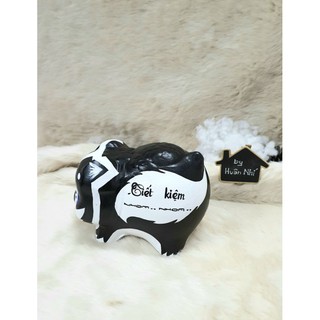 Heo đất Handmade - chó Alaska mặt ngáo