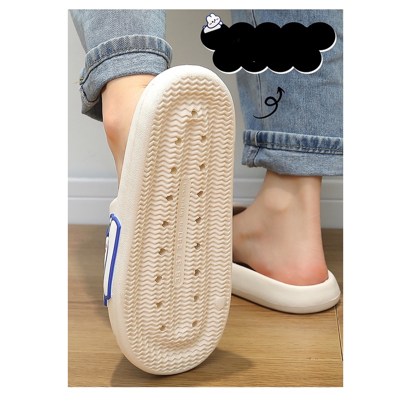 Dép Đi Trong Nhà Tắm Chống Trượt Kiểu Dáng Hoạt Hình Dễ Thương Cho Cặp Đôi