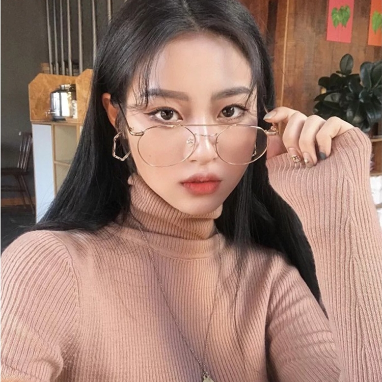 Khuyên Tai Hình Lục Giác Phong Cách vintage Hàn Quốc Cho Nữ