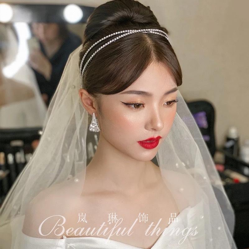 Băng Đô cài tóc đính đá đơn giản tinh tế (loại đẹp)