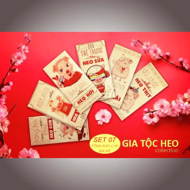 Set 500 bao lì xì