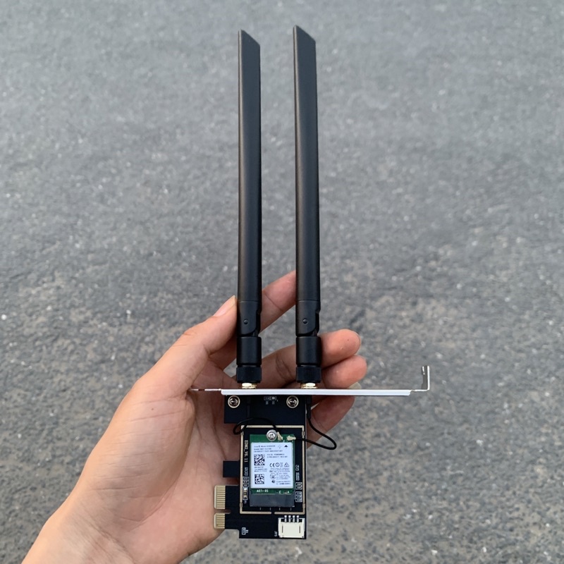 Card wifi bluetooh cho máy tính PC , card wifi 2.4ghz 5ghz bluetooth 4.2 cho máy tính bàn PC