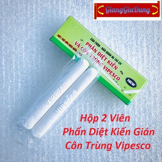 Hộp 2 Viên Phấn Diệt Kiến Gián Côn Trùng Vipesco