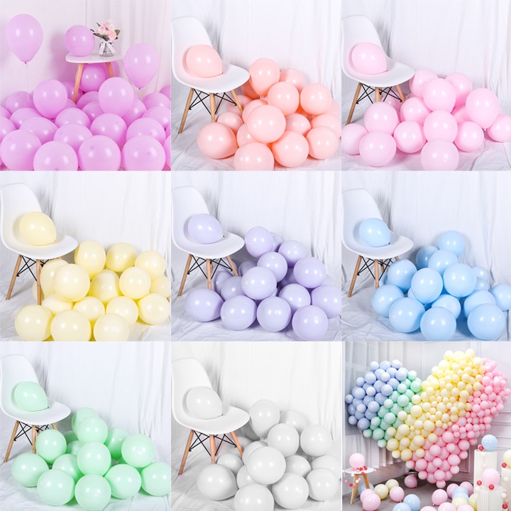 Bóng pastel trang trí sinh nhật 5inch  - 25 quả