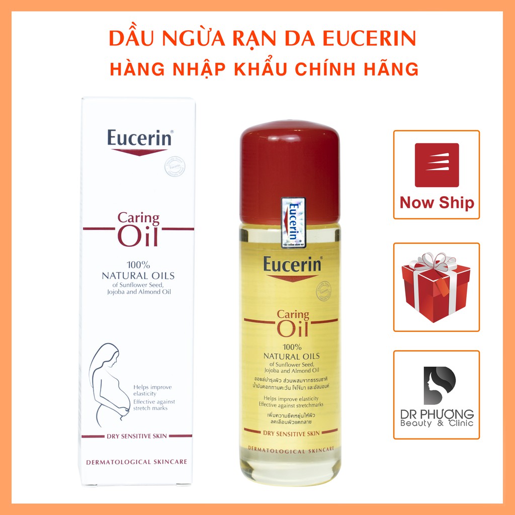 [CHÍNH HÃNG] DẦU NGỪA RẠN DA EUCERIN NATURE CARING OIL 125ML