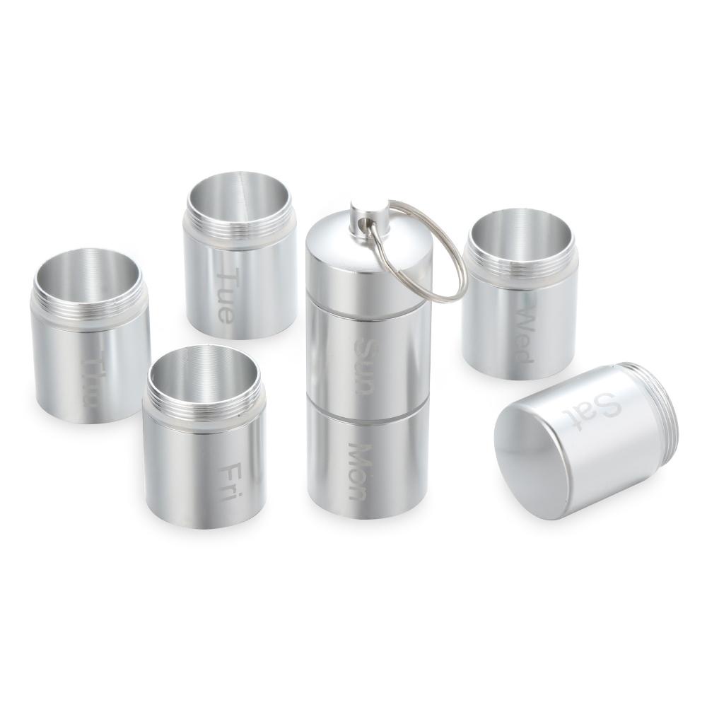 Hộp Đựng Thuốc 7 Ngày Bằng Hợp Kim Nhôm Chống Gỉ Giá Đỡ
