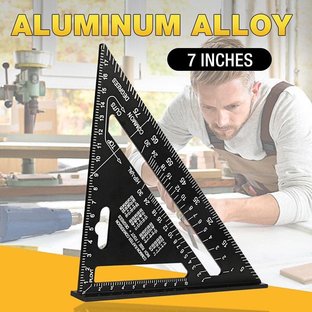 Thước Đo Góc Tam Giác Bằng Hợp Kim Nhôm Chất Lượng Cao
