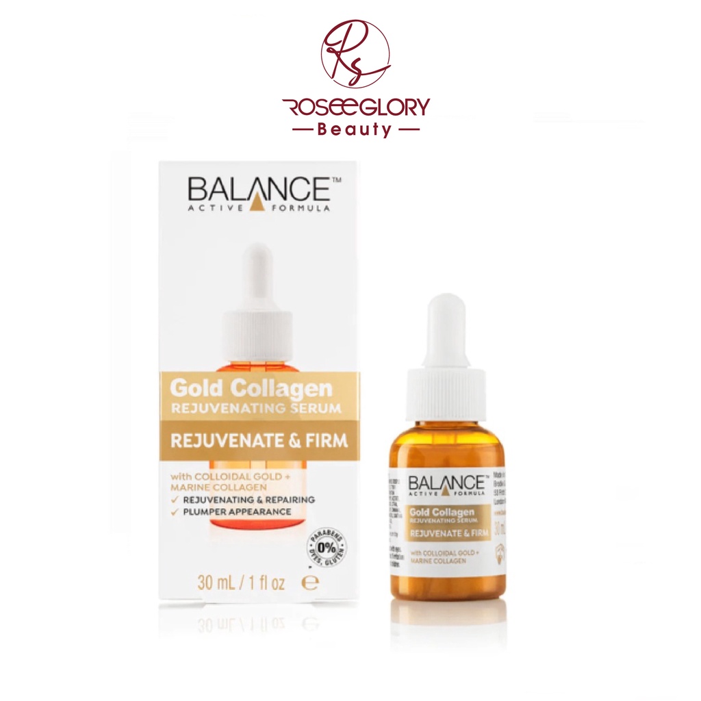 Dưỡng Căng Bóng Da, Ngừa Lão Hóa Balance Gold Marine Collagen Rejuvenating Serum 30mL