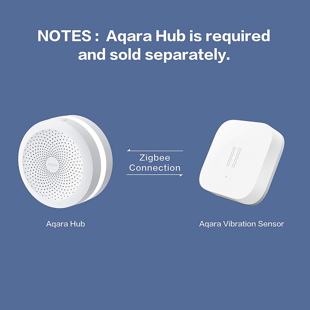 Cảm biến rung Aqara thông minh - tương thích Apple HomeKit và Mihome