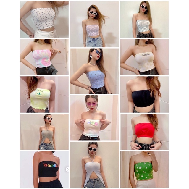 TỔNG HỢP Áo ống áo quây Hot tiktok nhiều mẫu vnxk