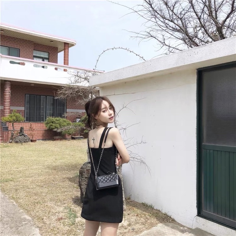 Túi Đeo Chéo 2 Dây Trần Trám Size 18 Nhỏ Xinh