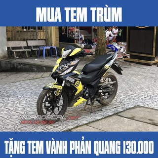 Tem Trùm winer shadow speed vàng đen - Tặng tem vành phản quang trị giá 130.000đ