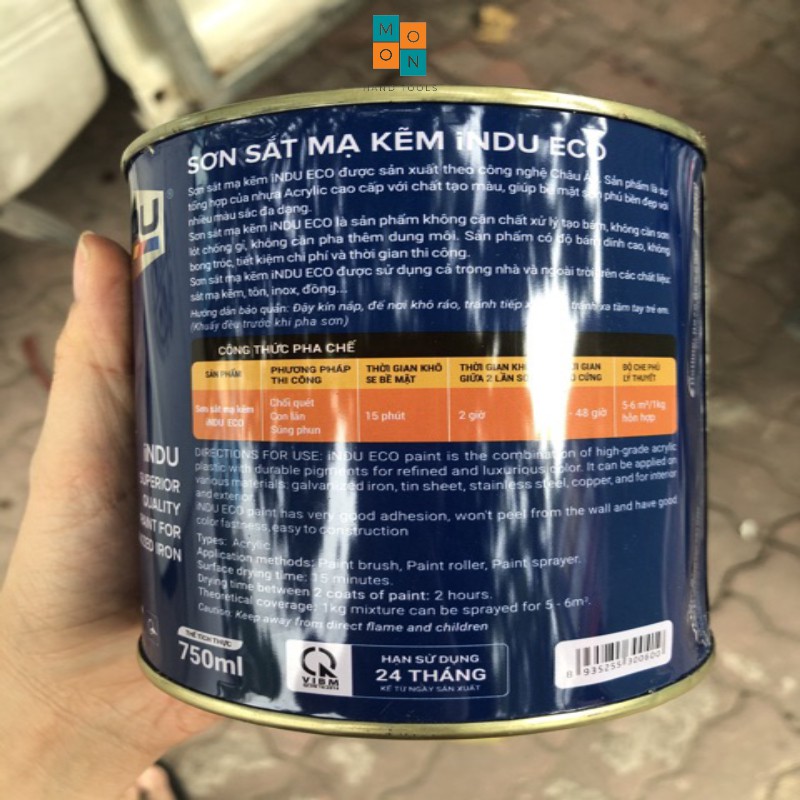 SƠN MẠ KẼM THÁI LAN CAO CẤP LON GẦN 1KG
