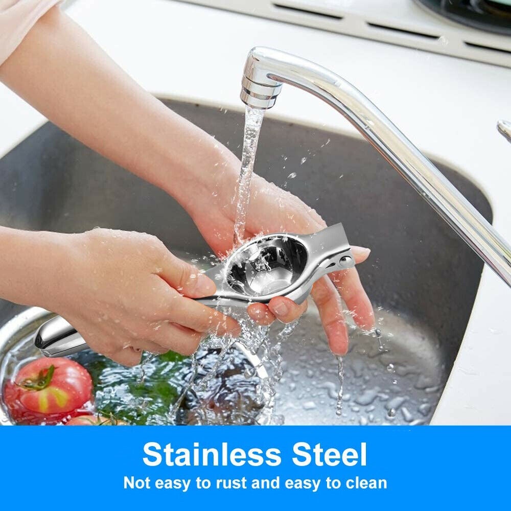 Dụng Cụ Ép Nước Trái Cây / Chanh Mini Bằng Thép Không Gỉ