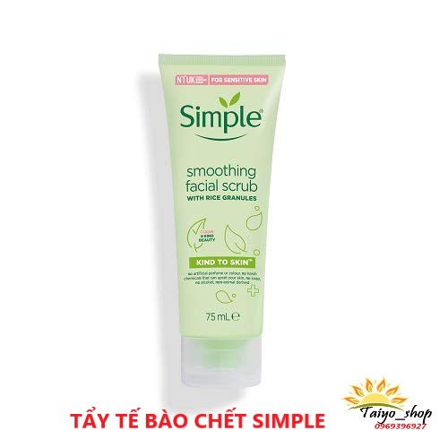 Tẩy Tế Bào Chết Simple Kind To Skin Soothing Facial Scrub