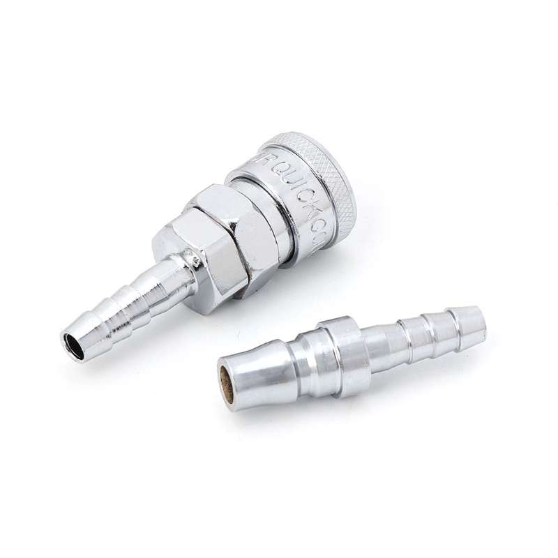 ✿LIDU 2 Pcs 8mm Pneumatic Air Line Hose Quick Release Coupler Connectors Compressor