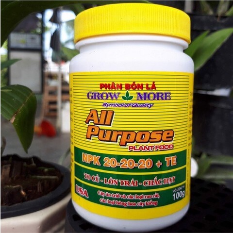 Phân bón lá Grow More 20-20-20