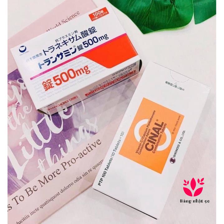 Viên uống Vitamin C TRẮNG DA, MỜ NÁM Cinal C Nhật Bản 100v