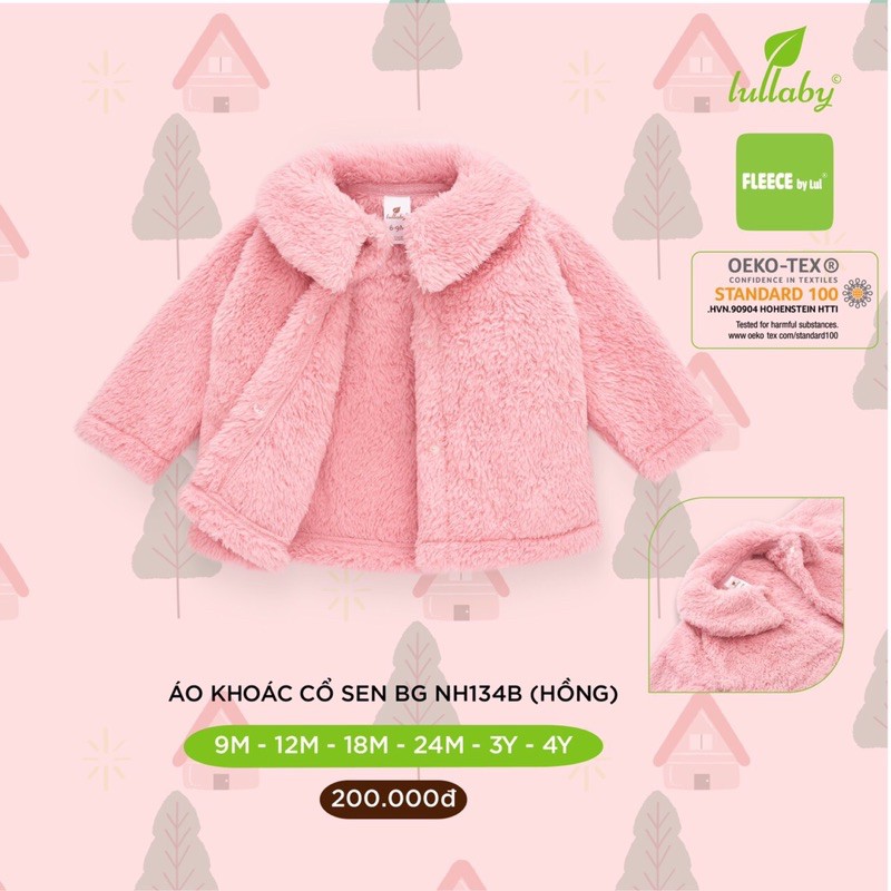 Lulaby - Áo khoác cổ sen Bé Gái NH134B