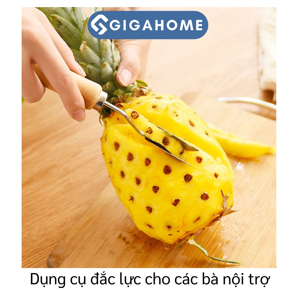 Dao Gọt Thơm, Cắt Mắt Dứa Hình Chữ V GIGAHOME Siêu Nhanh, Tiết Kiệm Thời Gian 5816