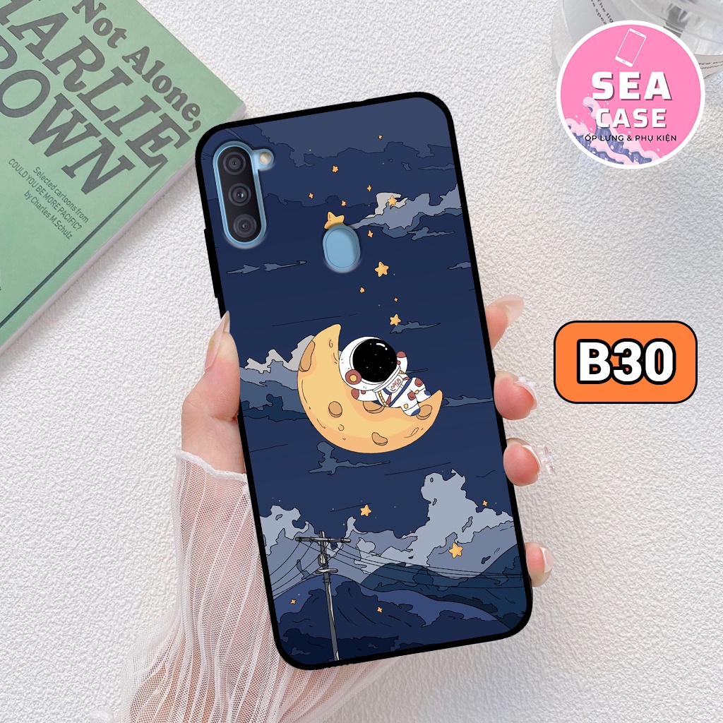 Ốp lưng Samsung A11/ M11 hình vũ trụ,hoạt hình,phi hành gia – ốp nhựa chống trầy,chống va đập