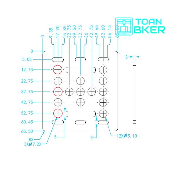 Con trượt OpenBuilds dùng cho nhôm định hình 2020 V-slot