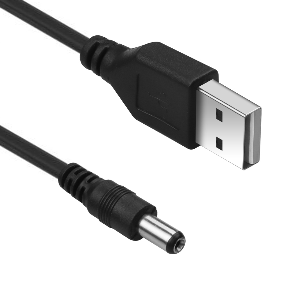 Cáp nguồn USB sang DC5.5mm dài 80cm chất lượng cao tiện dụng cho thiết bị điện tử