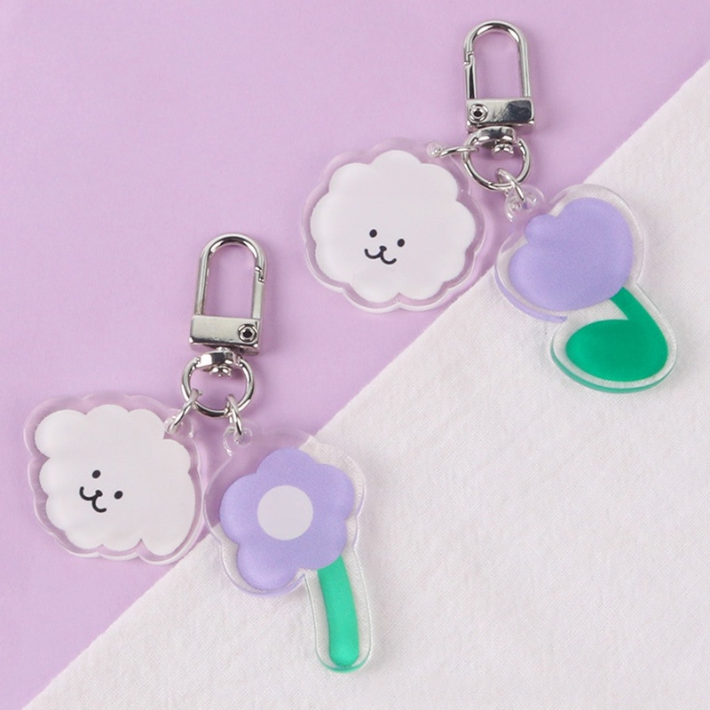 ✨✨Móc Khóa Hình Đám Mây Và Hoa Thời Trang Đa Năng