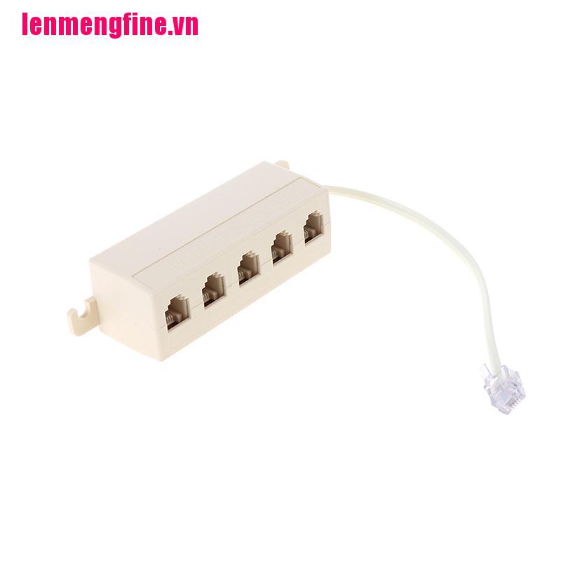 Đầu Chia Dây Cáp Điện Thoại Leme Rj11 5 Cổng 6p4c