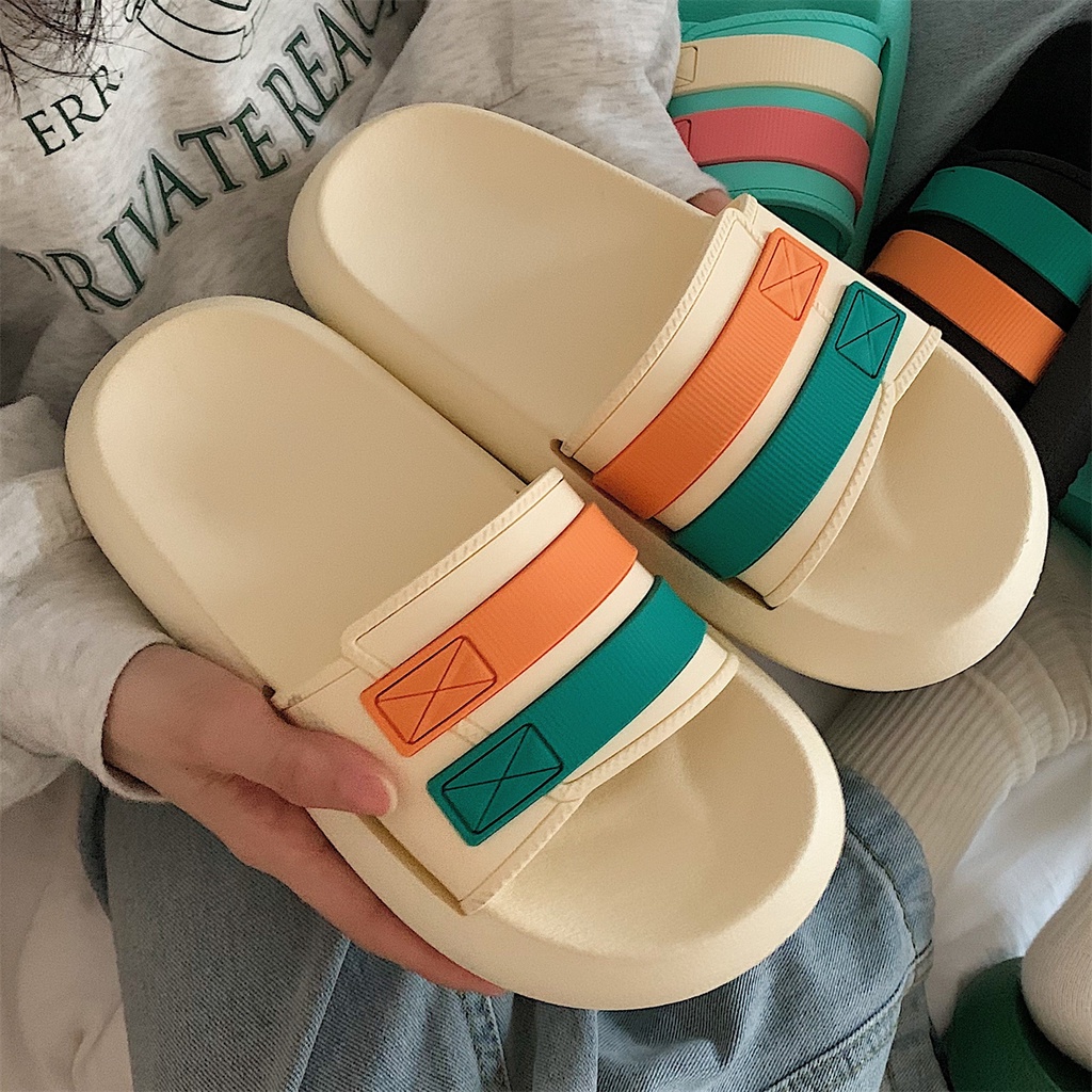 Dép quai ngang đế bánh mì Hàn Quốc - US724