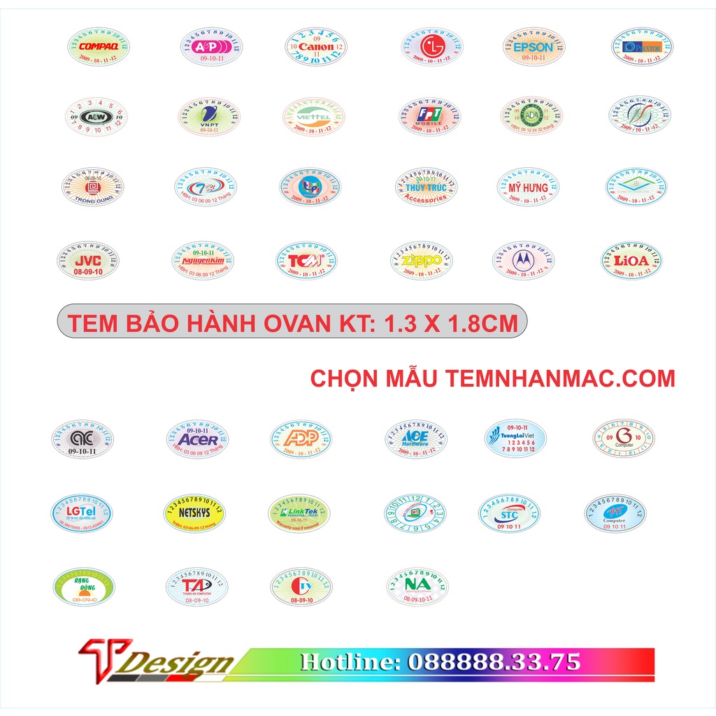 Tem bảo hành điện thoại Combo 840 con - Tem Niêm Phong, tem dòn, Tem bể, Decal Vỡ cho thiết bị