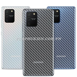 Tấm dán vân Carbon 3D mặt lưng cho Samsung Galaxy S10 Lite, S10e, S10 5G, A9 (2018), A8 (2018), A7 (2018), A8 Plus 2018