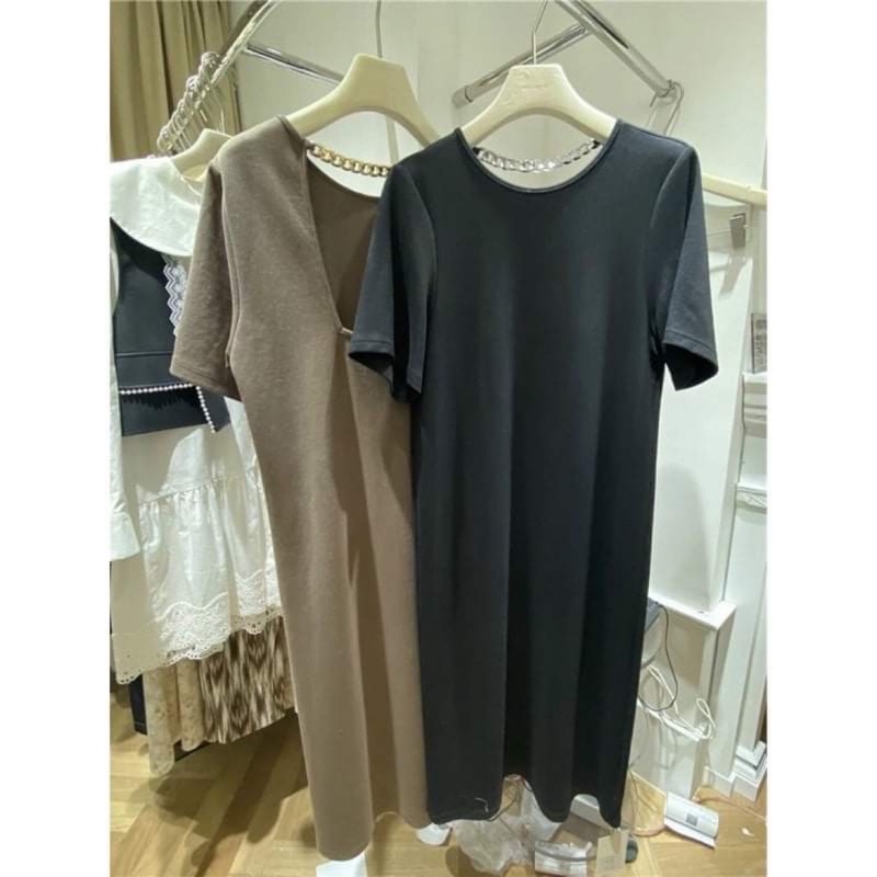 Váy cotton xích lưng bigsize