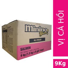 6 gói minino yum CÁ HỒI 1.5kg