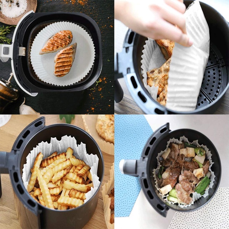 Giấy lót nồi chiên không dầu không dính dùng một lần kích thước 6.3 inch