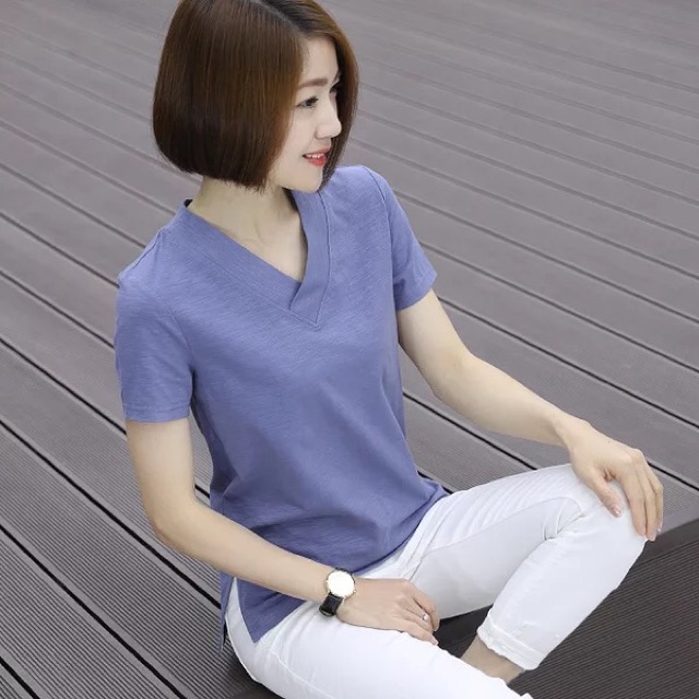 Phông cổ tim xẻ tà