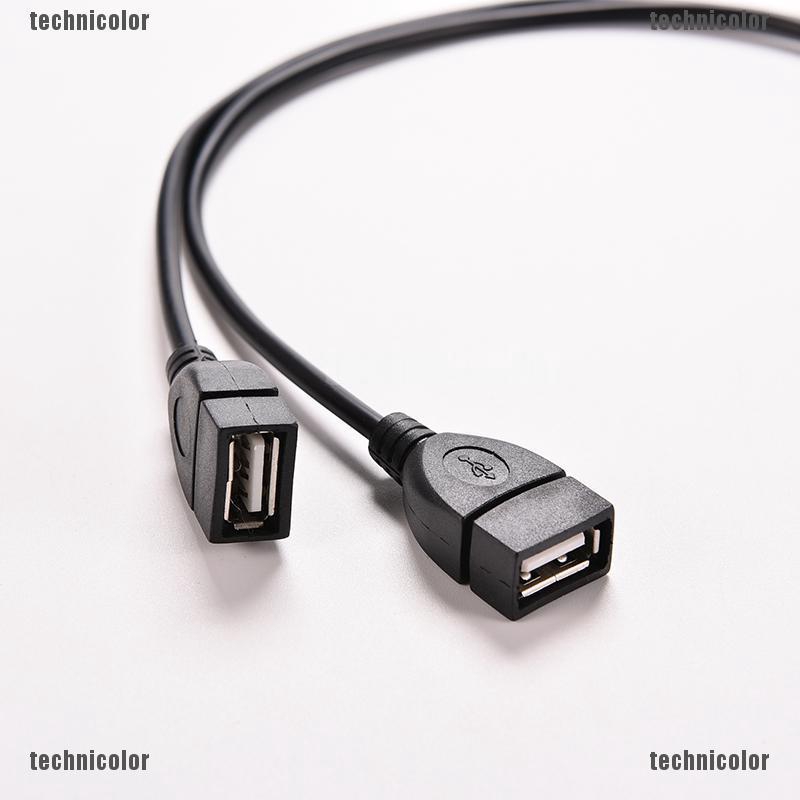 Cáp Chia Chữ Y Chuyển Đổi USB 2.0 A Male Sang 2 Dual USB Female