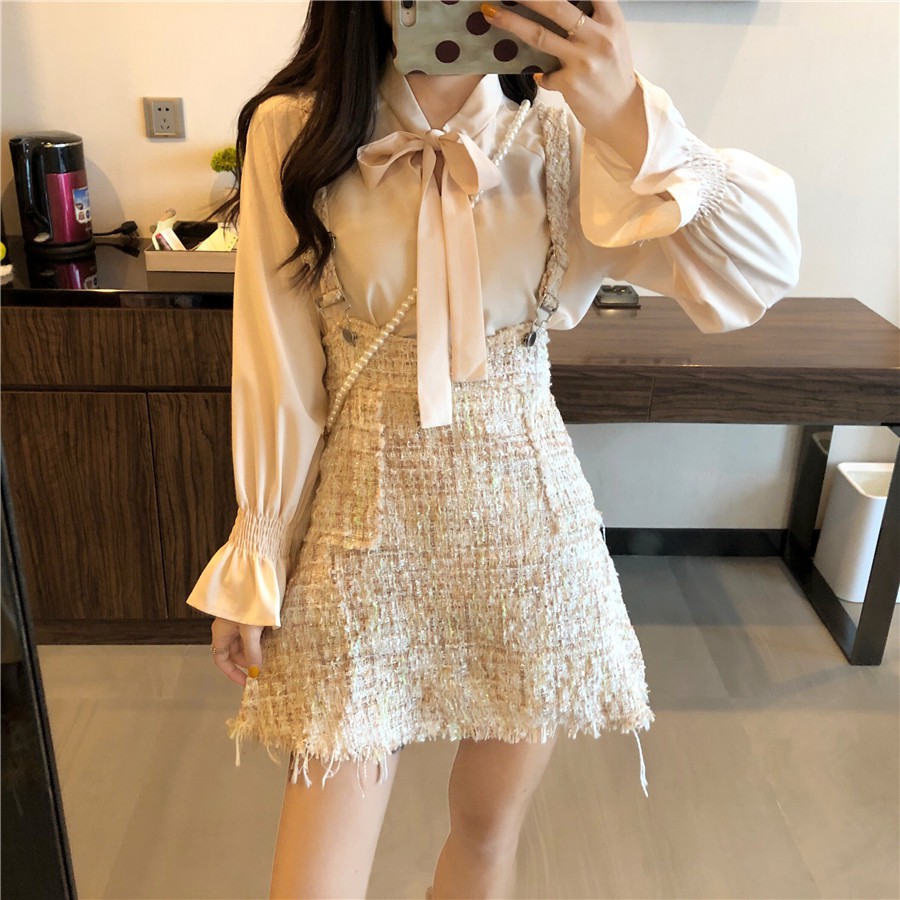 (ORDER) Set áo sơ mi + váy dạ