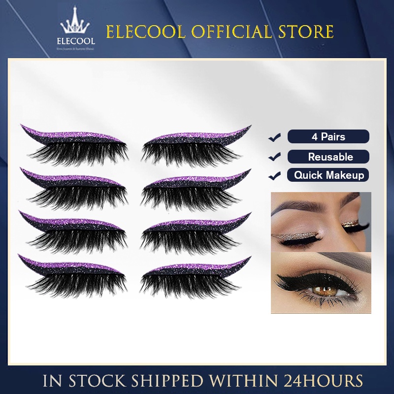 Set 4 cặp miếng dán hỗ trợ nối mi có thể tái sử dụng
 | BigBuy360 - bigbuy360.vn