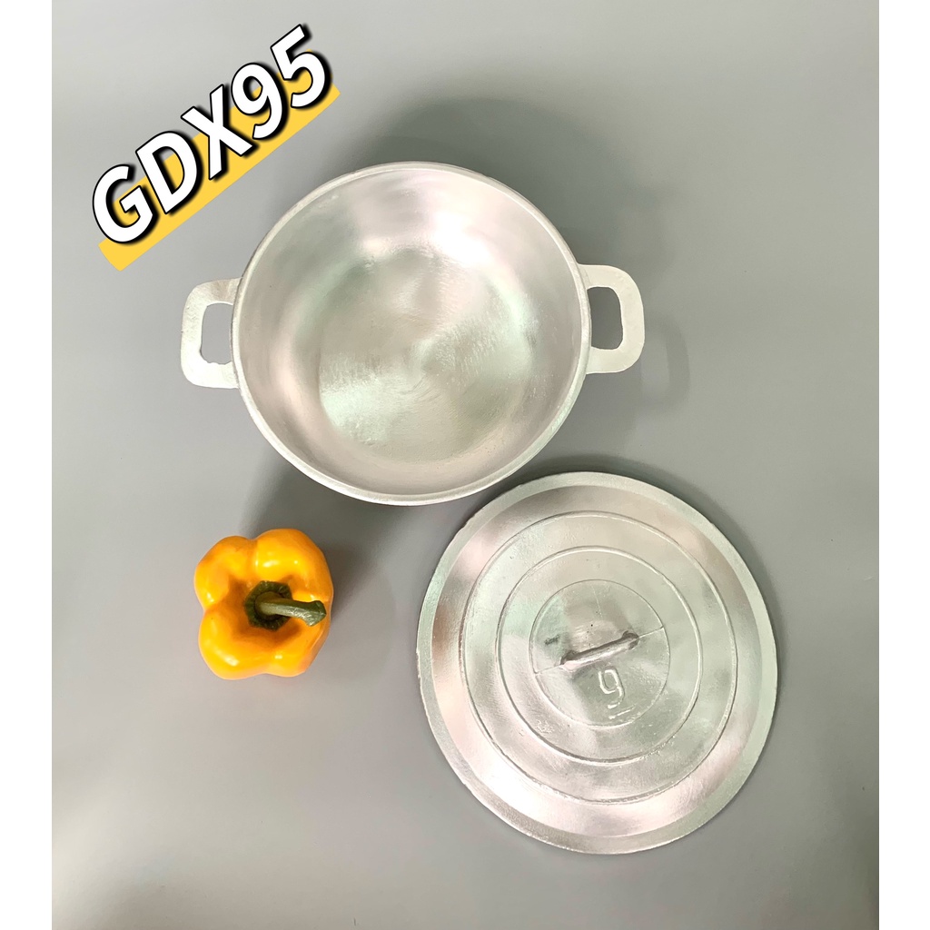 Nồi gang đúc siêu dầy siêu bóng đẹp kho cá nấu cơm siêu ngon